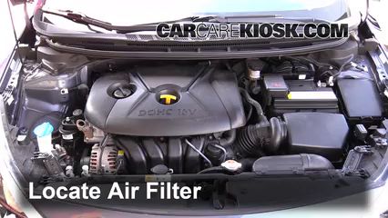 2014 Kia Forte LX 1.8L 4 Cyl. Air Filter (Engine) Replace